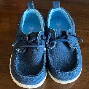 (Size 10) Cat & Jack Shoes | Blue Slip On Elastic Lace Moccasin Toe Sneakers